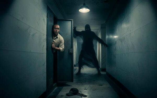 Conto O Zelador do Edifício Darke: O Preço do Turno da Noite